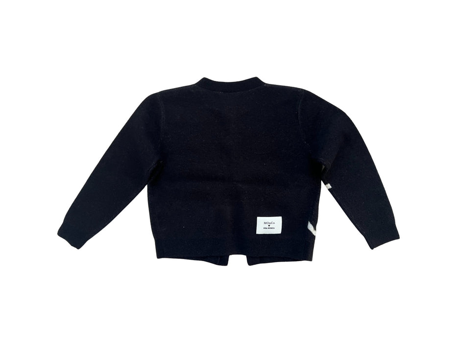 A Black Cardigans from little Mo & Co. in size 5T for neutral. (Back View)