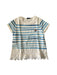 A White Short Sleeve T Shirts from Moncler in size 6T for girl. (Front View)