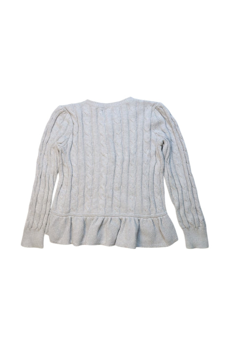 A Grey Cardigans from Polo Ralph Lauren in size 5T for girl. (Back View)