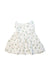 A White Sleeveless Dresses from Petit Bateau in size 6-12M for girl. (Front View)