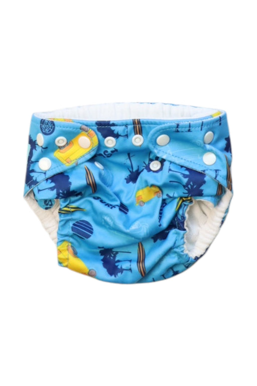 A Multicolour Cloth Diapers from Charlie Banana in size 0-3M for boy. (Front View)