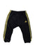 A Black Sweatpants from Adidas in size 12-18M for neutral. (Front View)