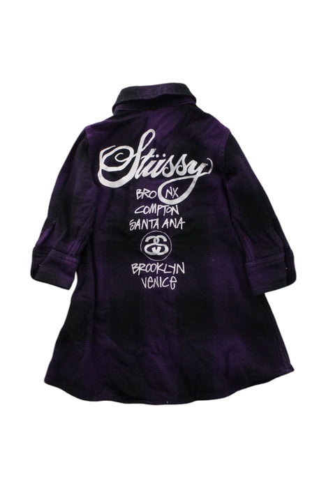 A Purple Long Sleeve Shirts from Stussy in size 18-24M for neutral. (Back View)