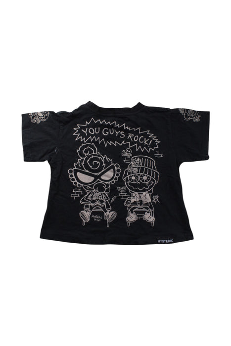 A Black Short Sleeve T Shirts from Hysteric Mini in size 18-24M for neutral. (Back View)