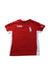 A Red Short Sleeve T Shirts from Polo Ralph Lauren in size 4T for boy. (Front View)
