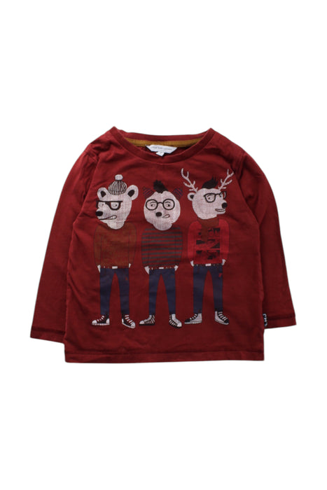 A Red Long Sleeve T Shirts from Little Marc Jacobs in size 3T for neutral. (Front View)