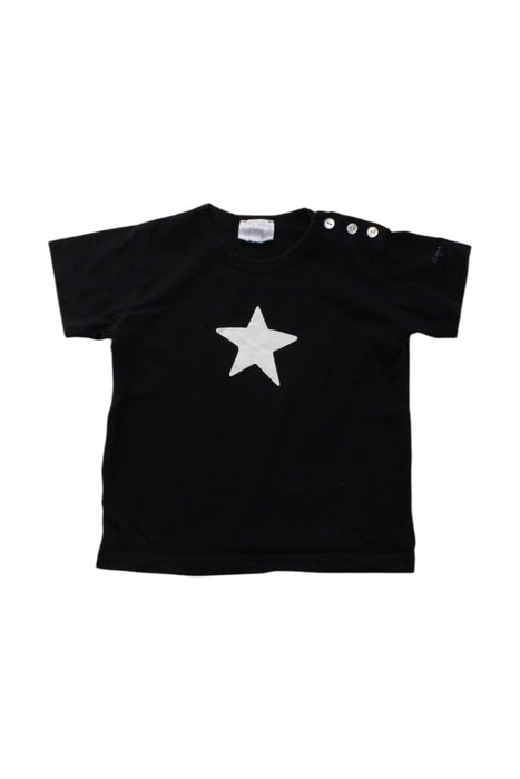 A Black Short Sleeve T Shirts from Agnes b. in size 2T for neutral. (Front View)