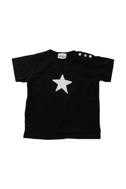 A Black Short Sleeve T Shirts from Agnes b. in size 2T for neutral. (Front View)