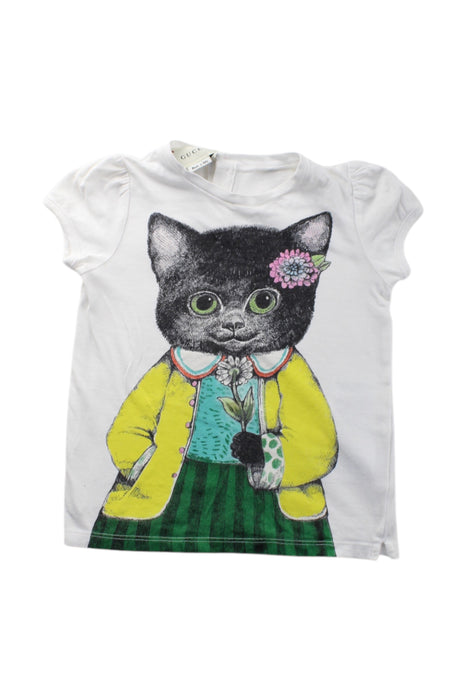 A Multicolour Short Sleeve T Shirts from Gucci in size 2T for girl. (Front View)