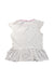 A White Sleeveless Tops from Chickeeduck in size 5T for girl. (Back View)
