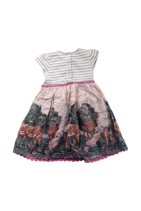 A Multicolour Short Sleeve Dresses from Monsoon in size 18-24M for girl. (Back View)