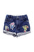 A Blue Shorts from Kenzo in size 4T for girl. (Front View)