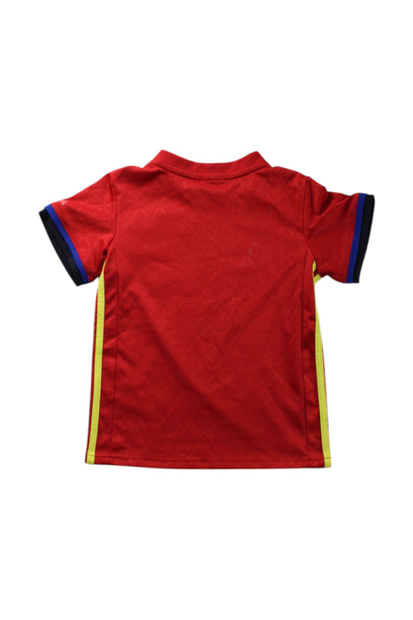 A Red Short Sleeve T Shirts from Adidas in size 3T for boy. (Back View)