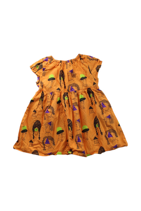 A Multicolour Short Sleeve Dresses from Markey's in size 2T for girl. (Back View)