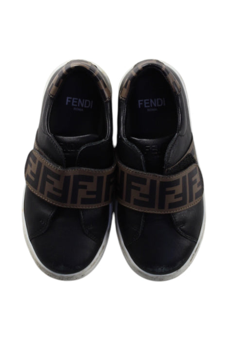 A Black Sneakers from Fendi in size 3T for neutral. (Back View)