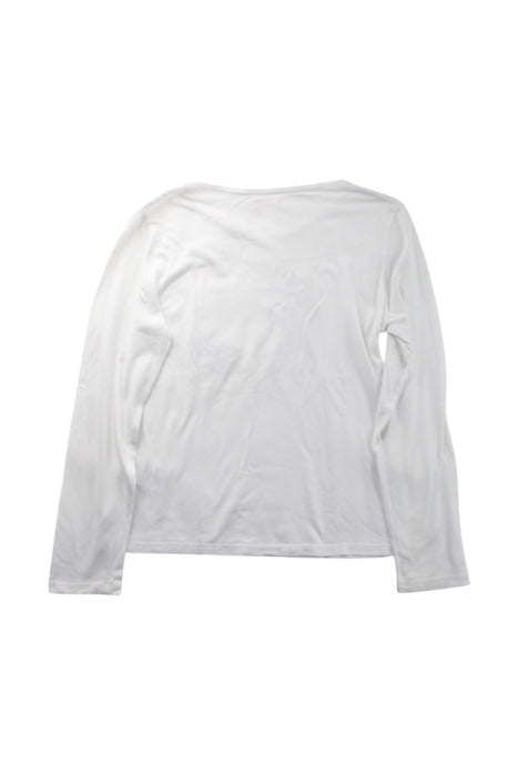 A White Long Sleeve Tops from Billieblush in size 10Y for girl. (Back View)
