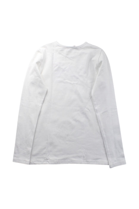 A White Long Sleeve Tops from Balloon Chic in size 12Y for girl. (Back View)