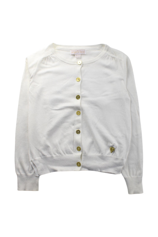 A White Cardigans from Angel's Face in size 10Y for girl. (Front View)