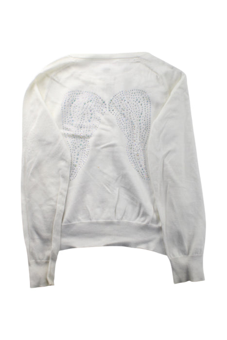 A White Cardigans from Angel's Face in size 10Y for girl. (Back View)