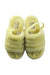 A Yellow Slippers from UGG in size 7Y for neutral. (Back View)