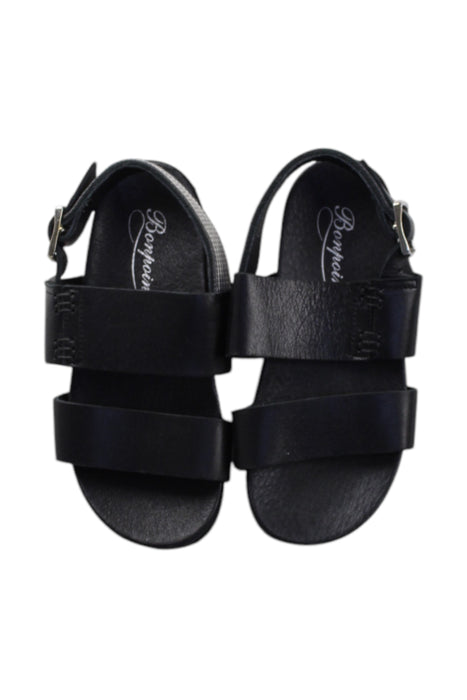 A Black Sandals from Bonpoint in size 5T for neutral. (Back View)