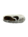 A White Slippers from Bonton in size 4T for girl. (Front View)