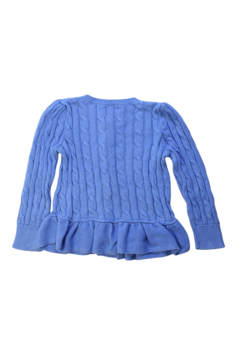 A Blue Cardigans from Polo Ralph Lauren in size 3T for girl. (Back View)