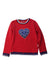 A Red Long Sleeve Tops from Guess in size 6T for girl. (Front View)