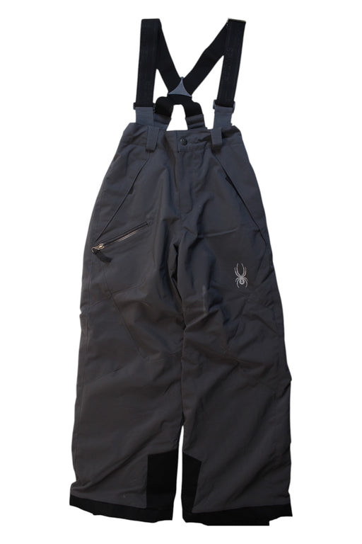 A Grey Ski Pants & Salopettes from Spyder in size 8Y for boy. (Front View)