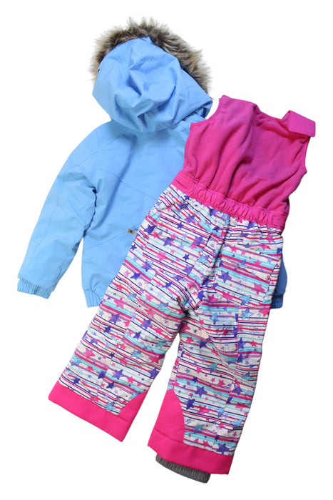 A Multicolour Snowsuits from Spyder in size 4T for girl. (Back View)