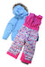 A Multicolour Snowsuits from Spyder in size 4T for girl. (Back View)