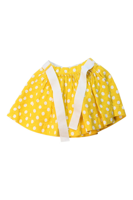 A Yellow Short Skirts from Petit Bateau in size 3T for girl. (Front View)