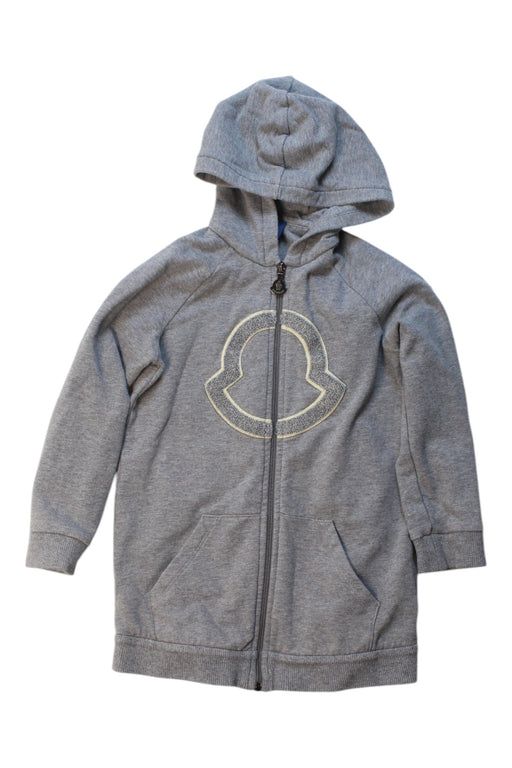 A Grey Hooded Sweatshirts from Moncler in size 3T for girl. (Front View)