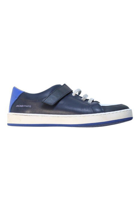 A Blue Sneakers from Jacadi in size 6T for boy. (Front View)