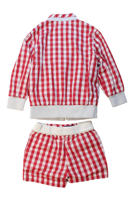 A Red Shorts Sets from Nicholas & Bears in size 12-18M for boy. (Back View)