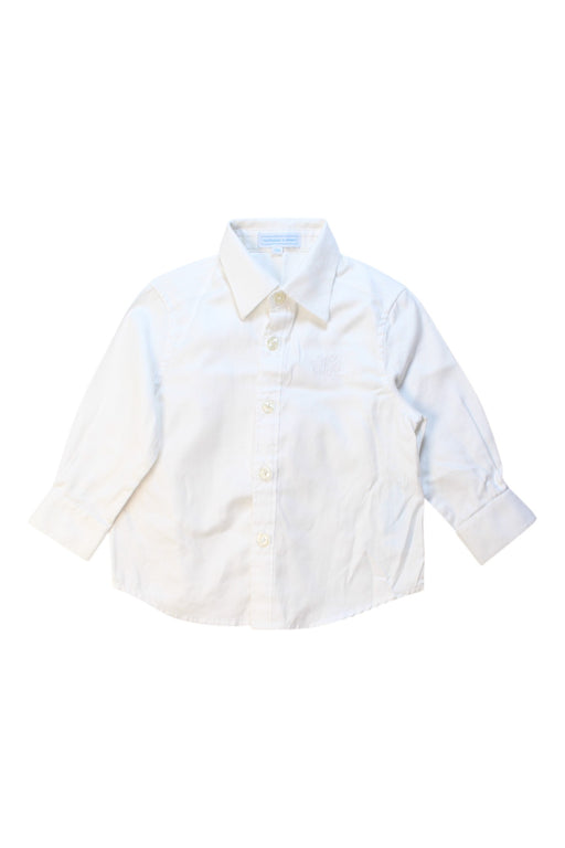 A White Long Sleeve Shirts from Nicholas & Bears in size 12-18M for boy. (Front View)