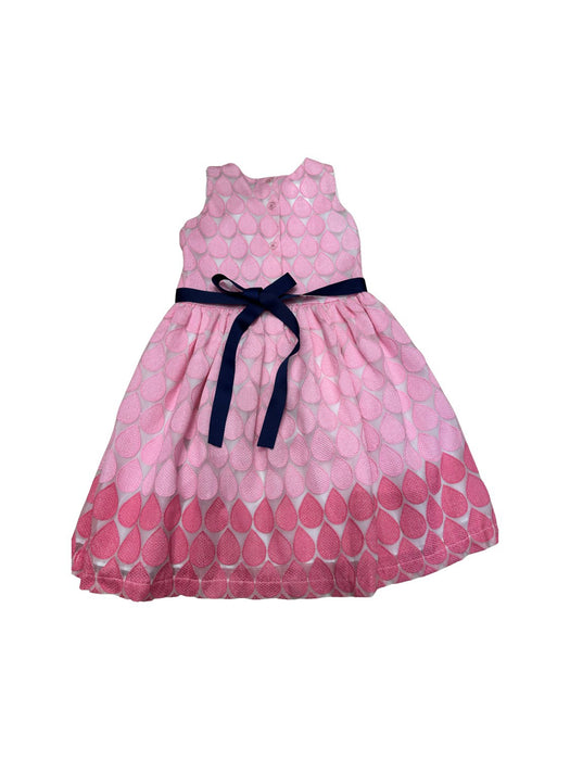 A Pink Sleeveless Dresses from Joe-Ella in size 5T for girl. (Back View)