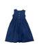 A Navy Sleeveless Dresses from Malvi & Co. in size 6T for girl. (Back View)