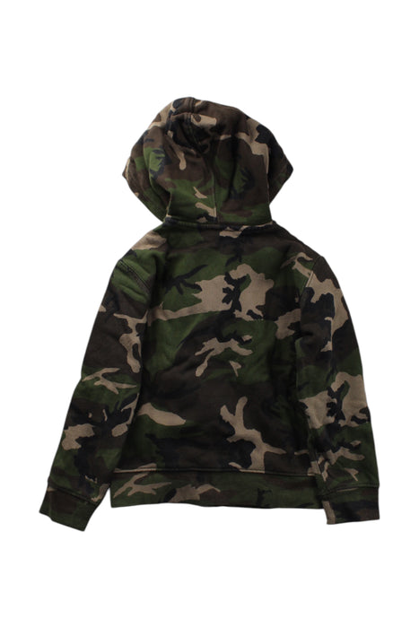 A Green Hooded Sweatshirts from Polo Ralph Lauren in size 5T for boy. (Back View)