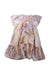 A Multicolour Sleeveless Dresses from Mimi Mono in size 5T for girl. (Back View)