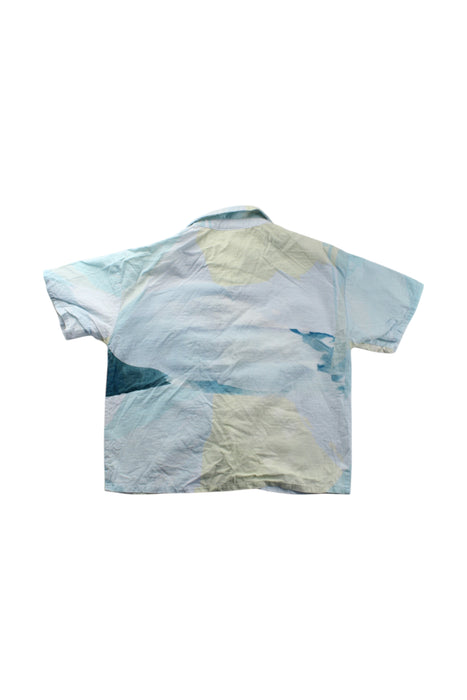 A Blue Short Sleeve Shirts from Mimi Mono in size 7Y for neutral. (Back View)