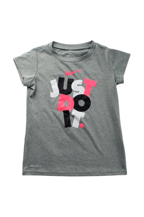A Grey Short Sleeve T Shirts from Nike in size 4T for neutral. (Front View)