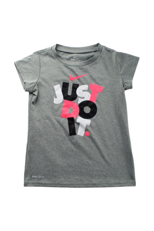 A Grey Short Sleeve T Shirts from Nike in size 4T for neutral. (Front View)