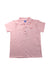 A Pink Short Sleeve Polos from Adidas in size 12Y for neutral. (Front View)