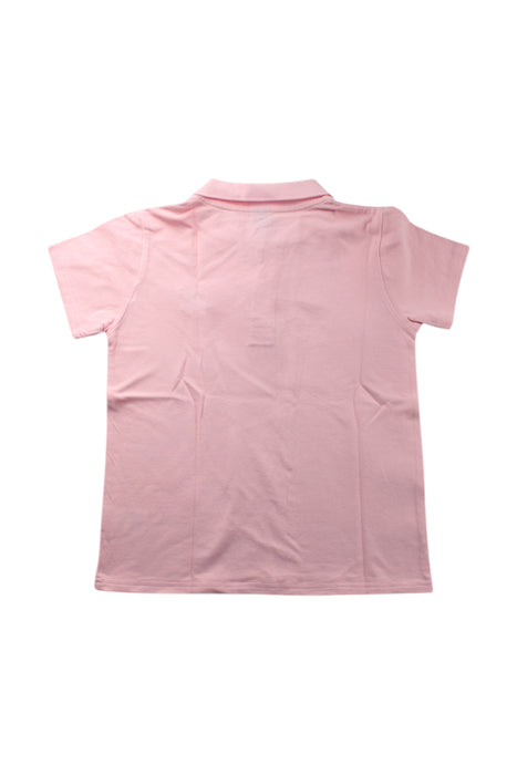 A Pink Short Sleeve Polos from Adidas in size 12Y for neutral. (Back View)