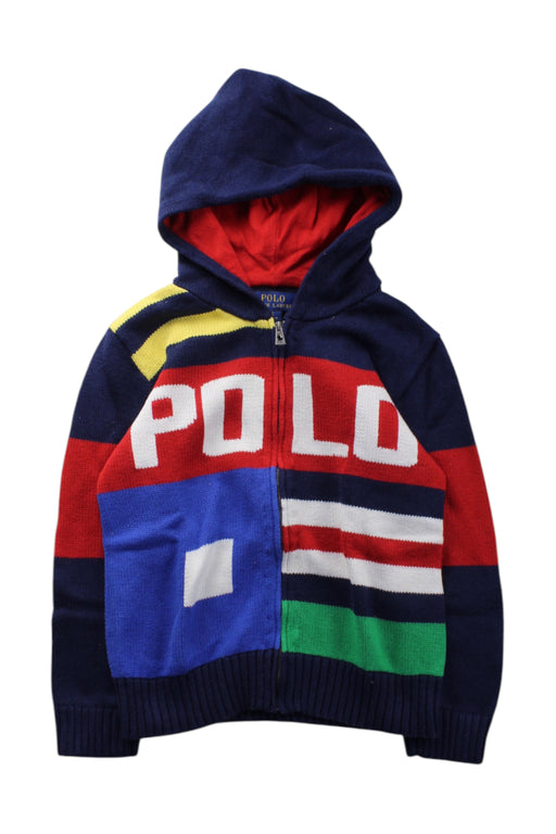 A Multicolour Hooded Sweatshirts from Polo Ralph Lauren in size 6T for neutral. (Front View)