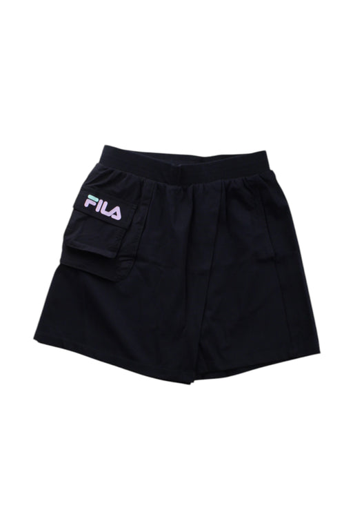 A Black Shorts from Fila in size 10Y for neutral. (Front View)