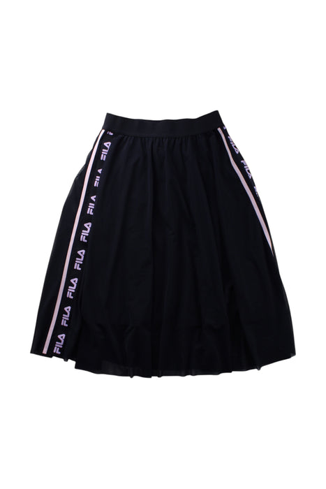 A Black Mid Skirts from Fila in size 12Y for girl. (Front View)