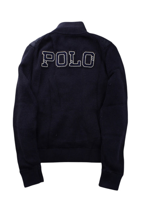 A Black Puffer/Quilted Jackets from Polo Ralph Lauren in size 8Y for neutral. (Back View)