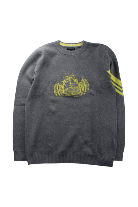 A Grey Crewneck Sweatshirts from Ferrari in size 13Y for neutral. (Front View)